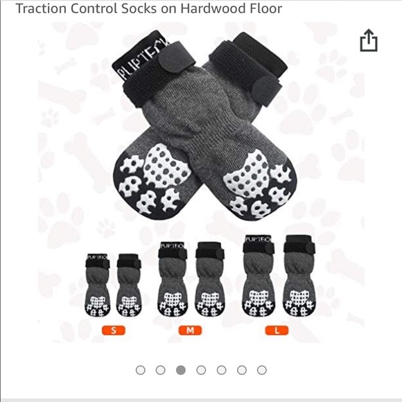 Pupteck Double Sided Anti-Slip Dog Socks - Picture 3 of 8